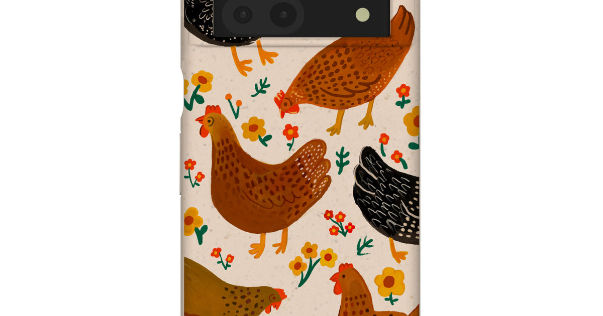 Seashell Chicken Garden Google Pixel 8a Case – Pela Case