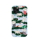 Powder Blue Christmas Kittens iPhone 12 Pro Max Case