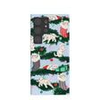 Coque Samsung Galaxy S24 Ultra à motif de chatons de Noël bleu poudre