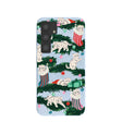 Coque Samsung Galaxy S24 à motif de chatons de Noël bleu poudre