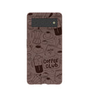 Coque Google Pixel 6 Chocolat Brun Café Club