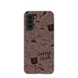 Chocolate Brown Coffee Club Samsung Galaxy S21 Case