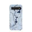 Coque Google Pixel 8a à motif de lignes bleu poudre