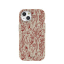 Coque London Fog Crimson Bouquet pour iPhone 15