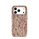 Coque London Fog Crimson Bouquet pour iPhone 17 Pro