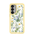 Coque transparente à motif bouquet de jonquilles pour Samsung Galaxy S26+ (Plus) avec bord Sunbeam (chargement magnétique inclus)