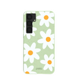 Coque Daisy vert sauge pour Samsung Galaxy S25+(Plus)