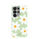 Sage Green Daisy Samsung Galaxy S26 Ultra Case