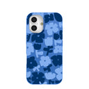 Electric Blue Daydream Blooms iPhone 16 Case