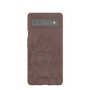Chocolate Brown Desert Run Google Pixel 6a Case