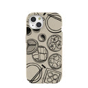 Coque pour iPhone 15 London Fog Dimsum Doodles