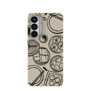 Coque pour Samsung Galaxy S26+ (Plus) London Fog Dimsum Doodles