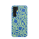 Coque Bleu Électrique Dizzy Dreams pour Samsung Galaxy S25+(Plus)
