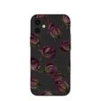 Coque iPhone 12 Mini à motif de boutons de roses séchés noirs