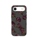 Coque iPhone Air à boutons de roses séchés noirs