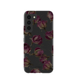 Coque Samsung Galaxy S22 à motif de boutons de roses séchés noirs
