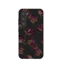 Coque Samsung Galaxy S23 à motif de boutons de roses séchés noirs
