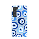 Coque bleu poudre Evil Eye pour Samsung Galaxy S23