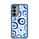Coque transparente œil maléfique pour Samsung Galaxy S26+ (Plus) avec True Blue Ridge (chargement magnétique inclus) 
