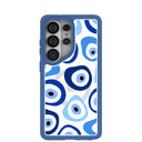 Coque transparente œil maléfique pour Samsung Galaxy S26 Ultra avec True Blue Ridge (chargement magnétique inclus)