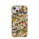 Coque iPhone 14 motif coquillages et baies d'automne
