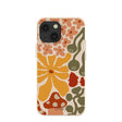 Coque pour iPhone 13 Mini motif coquillages et fleurs d'automne