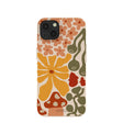 Coque pour iPhone 13 Motif coquillages et fleurs d'automne