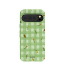 Coque Google Pixel 10/10 Pro à motif vichy vert sauge
