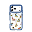 Clear Fancy Frogs iPhone 17 Pro Max Case With True Blue Ridge (MagSafe included)