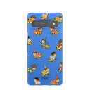 Electric Blue Fancy Frogs Google Pixel 7a Case