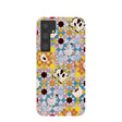 Coque Samsung Galaxy S24+ (Plus) motif mosaïque fermier bleu poudré