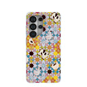 Coque Samsung Galaxy S26 Ultra motif mosaïque bleu poudré
