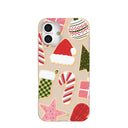 Coque pour iPhone 16 Plus Motif coquillages et biscuits festifs