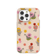 Coque pour iPhone 14 Pro Motif coquillages et fleurs