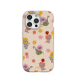 Seashell Flower Cats iPhone 15 Pro Case