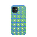 Electric Blue Flower Child iPhone 12 Mini Case