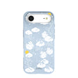 Powder Blue Fluffy Flower iPhone Air Case