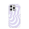Coque iPhone 16 Pro Lavender Flutter Right