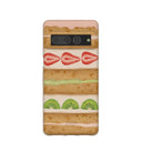 Coque Google Pixel 7 Pro en forme de gâteau aux fruits et coquillage