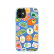 Electric Blue Frutti Club iPhone 11 Case