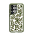 Coque transparente Funky Flora pour Samsung Galaxy S26 Ultra avec motif de sous-bois (chargeur magnétique inclus)