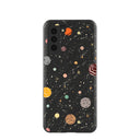Black Galactic Glow Samsung Galaxy S21 Case