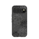 Coque Google Pixel 10/10 Pro à motifs de gardénias noirs