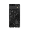 Coque Google Pixel 6 à motifs de gardénias noirs