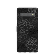 Coque Google Pixel 7a à motifs de gardénias noirs