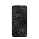 Coque Samsung Galaxy S24+(Plus) à motifs de gardénias noirs