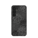 Black Gardenia Lines Samsung Galaxy S25 Case