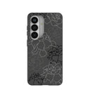 Coque Samsung Galaxy S26 à lignes de gardénia noires