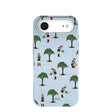 Coque iPhone Air bleu poudré avec motif jardinière