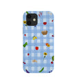 Powder Blue Gingham Farmhouse iPhone 12/ iPhone 12 Pro Case